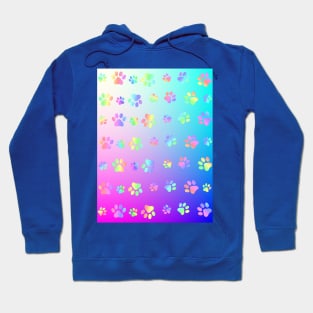 PAW Print Pattern Hoodie